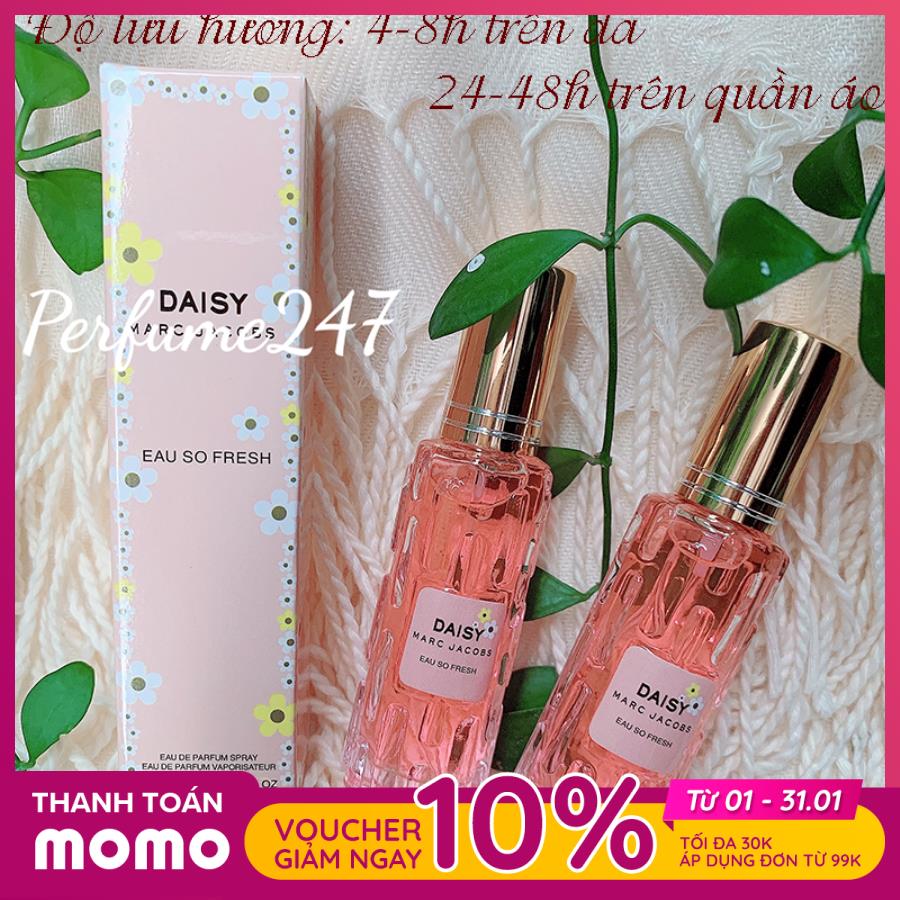 [HCM]COMBO 2 NƯỚC HOA NỮ XÁCH TAY MINI 20ML- MÙI DAISI