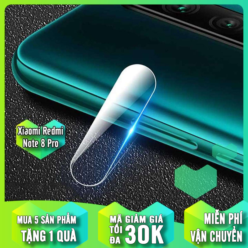 [MUA 1 TẶNG 1] Kính cường lực Camera cho Xiaomi Redmi Note 8 Pro