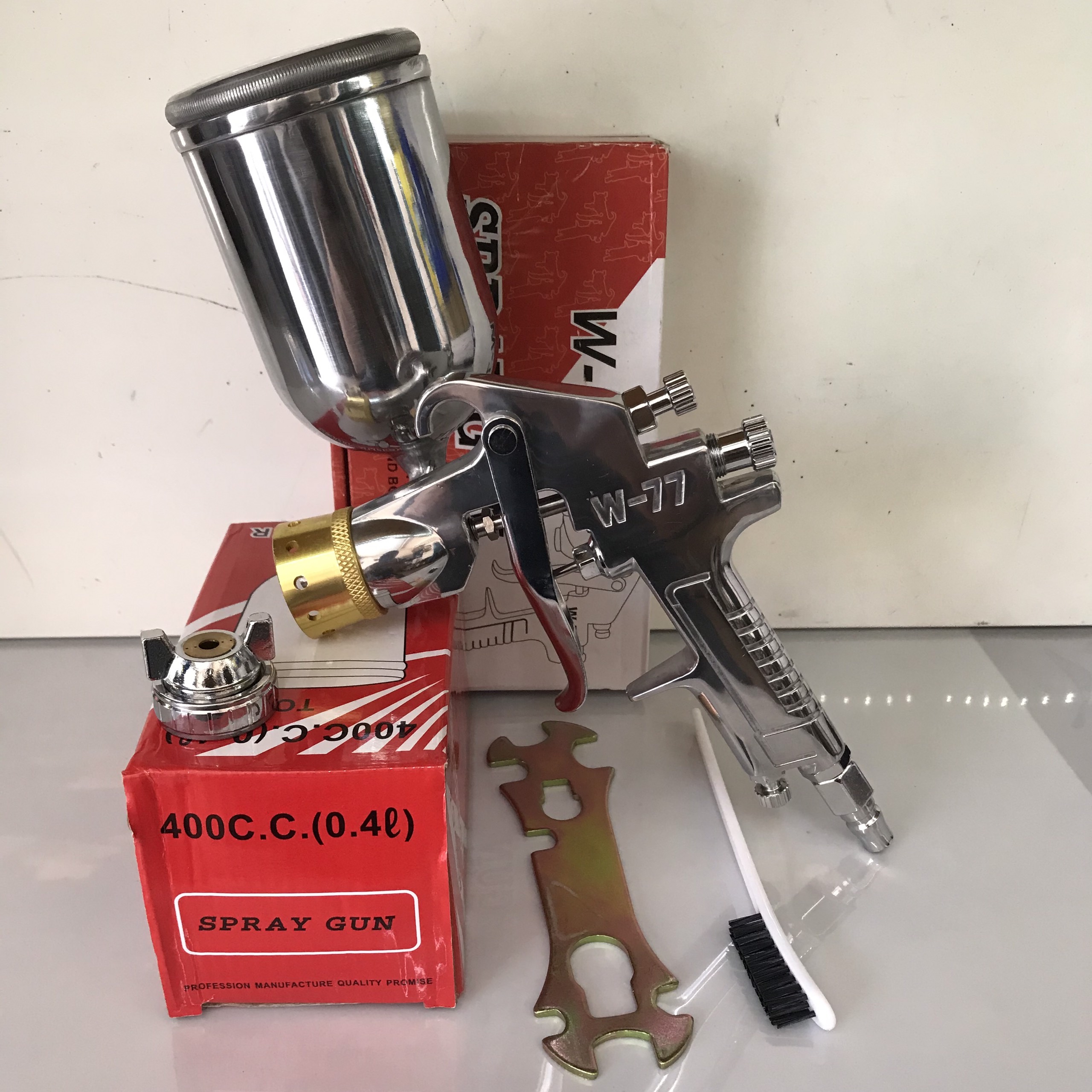 Thiết Bị Phun Sơn-Phun Keo W77 Kim Béc 4.0mm