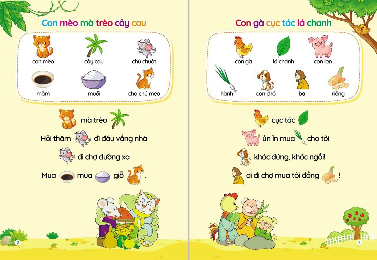 Combo 4 Món Đồ Chơi Đồng Dao Thơ Truyen Câu Đố