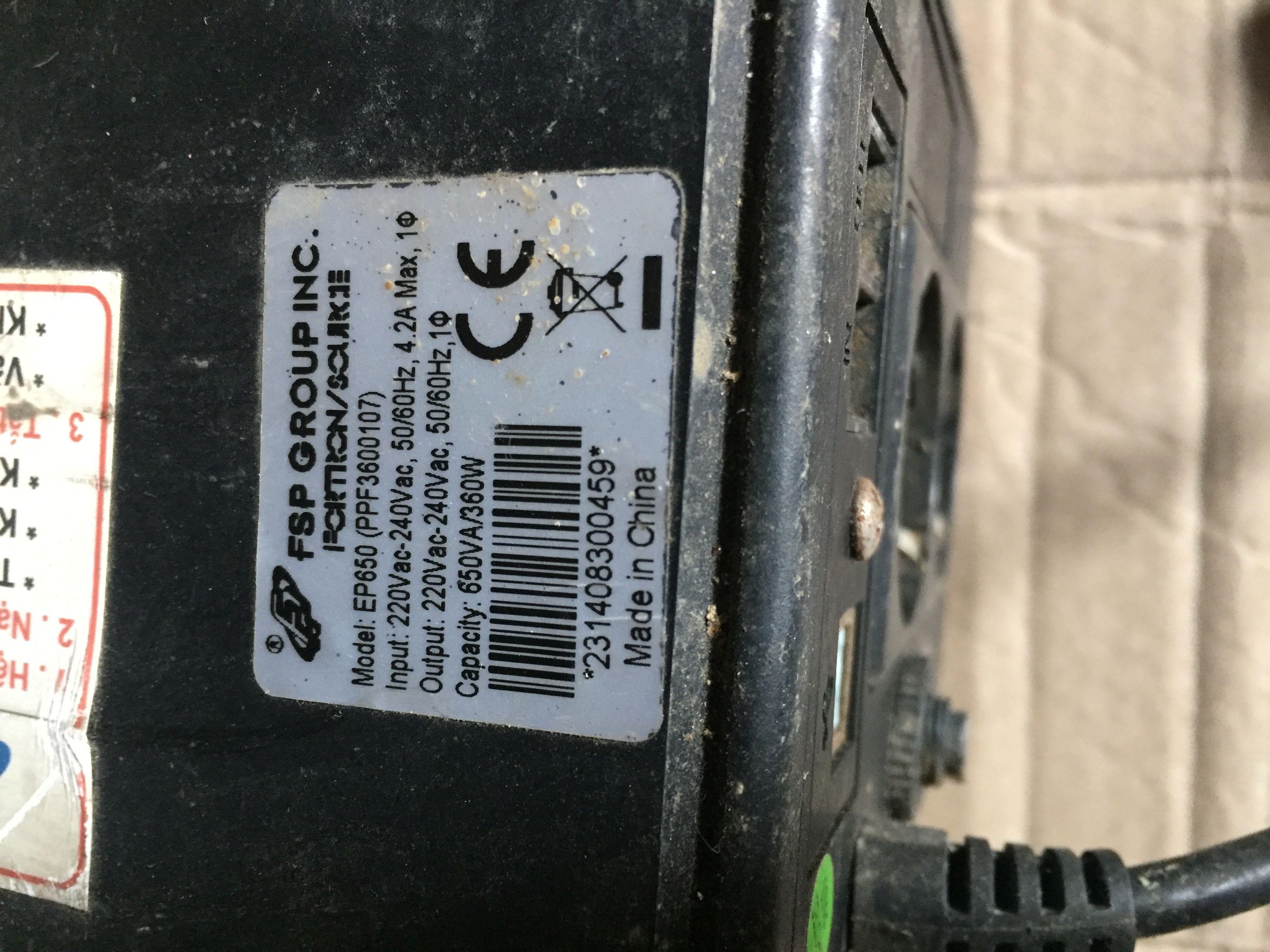 Bộ lưu điện UPS FSP EP650