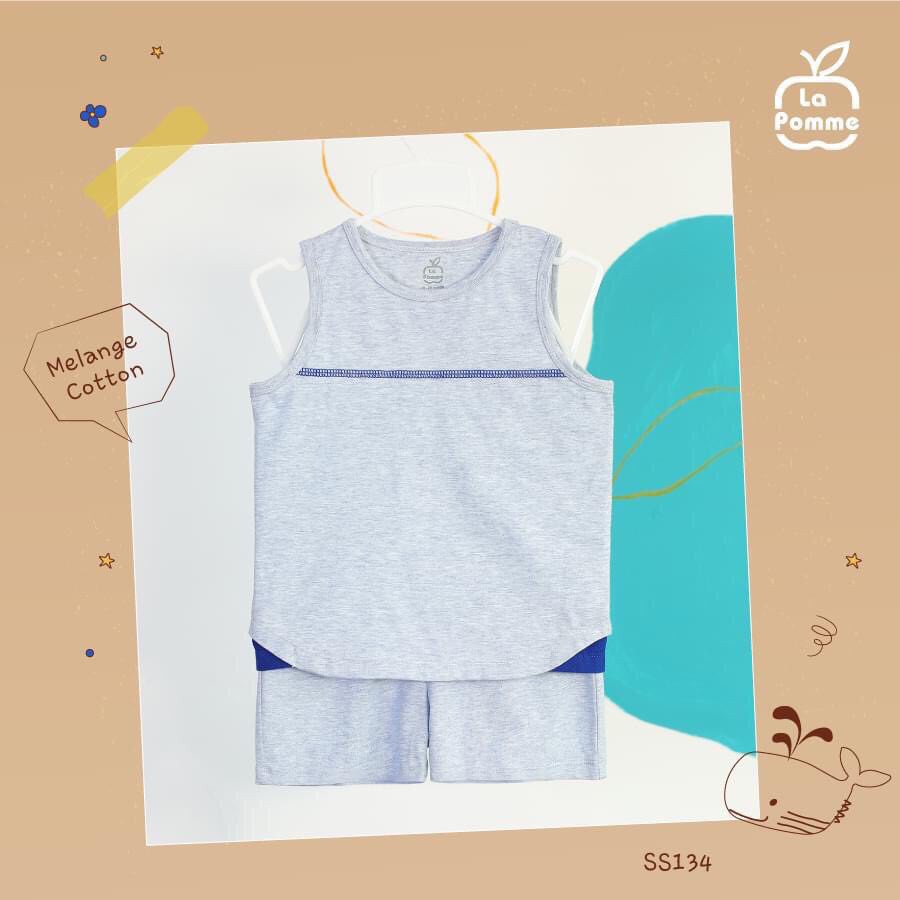 [CHÍNH HÃNG] Bộ ba lỗ phối màu trẻ em SS134 La Pomme