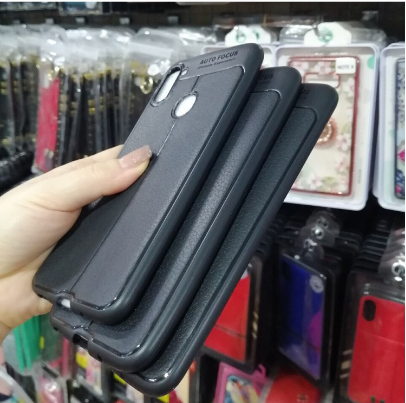 Ốp lưng SamSung Galaxy A11 silicon giả da, chống sốc Auto Focus