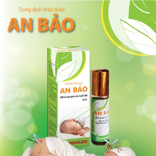 Dung dịch thảo dược bôi muỗi đốt AN BẢO chai 12ml