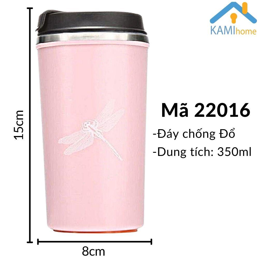 Ly giữ nhiệt inox 350ml vỏ Thập giác cỡ 380ml cốc cà phê bình nước mã 22058