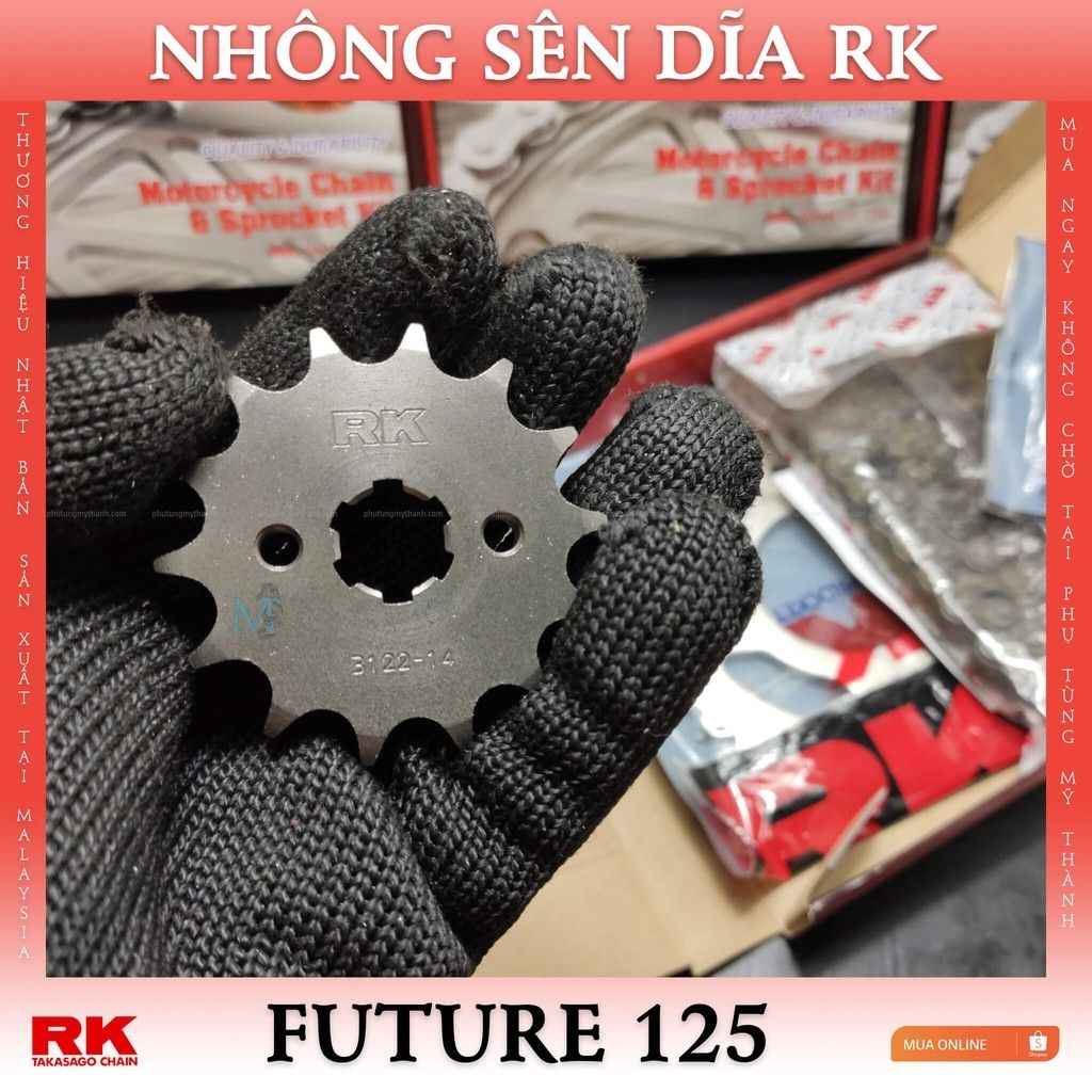 nhông sên đĩa FUTURE 125cc