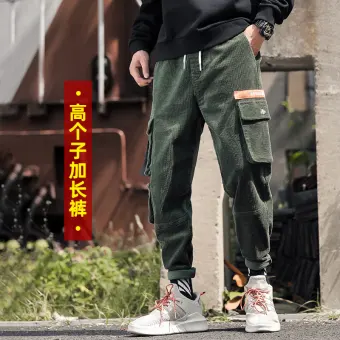 extra long cargo trousers
