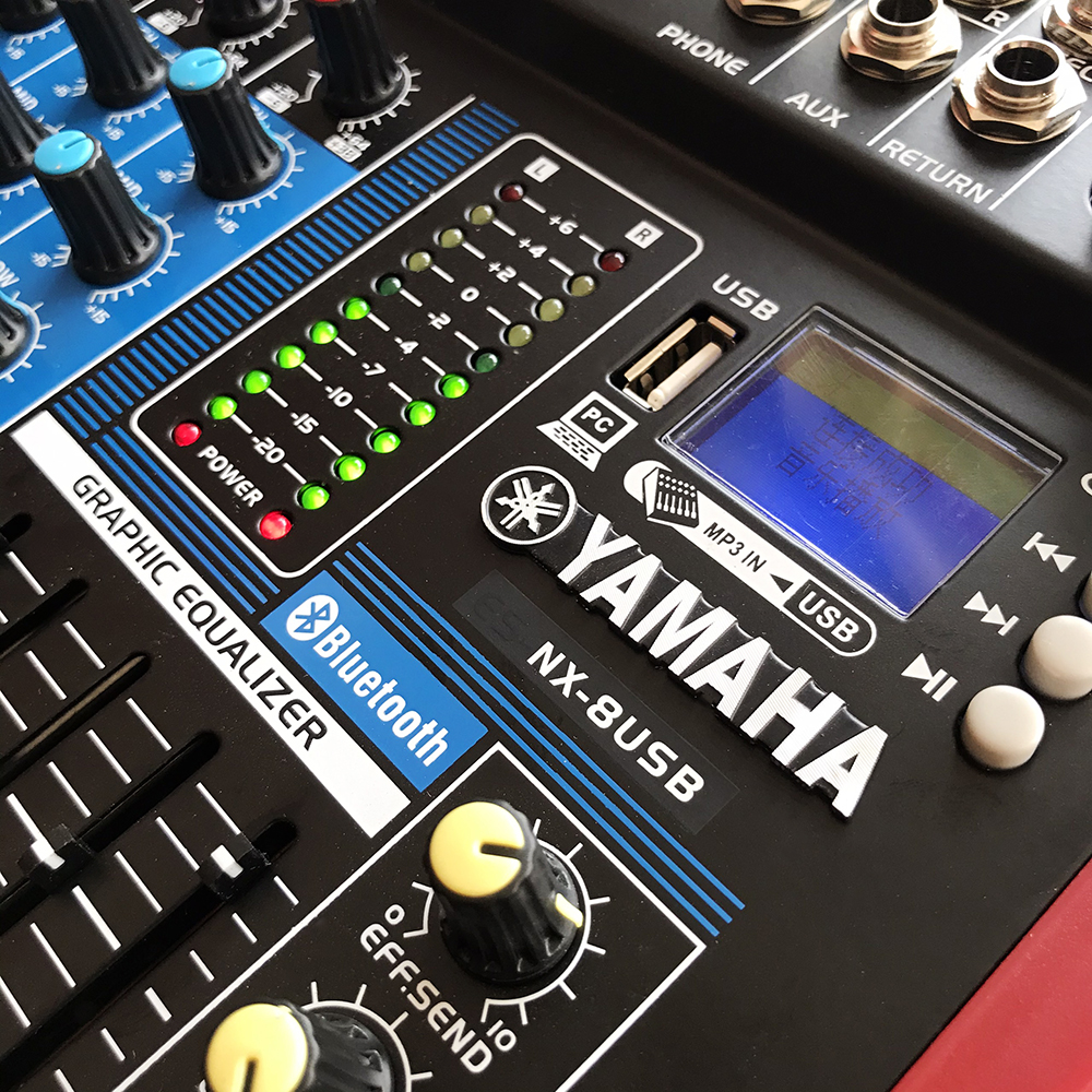Mixer bàn Yamaha NX-8 USB mẫu mới