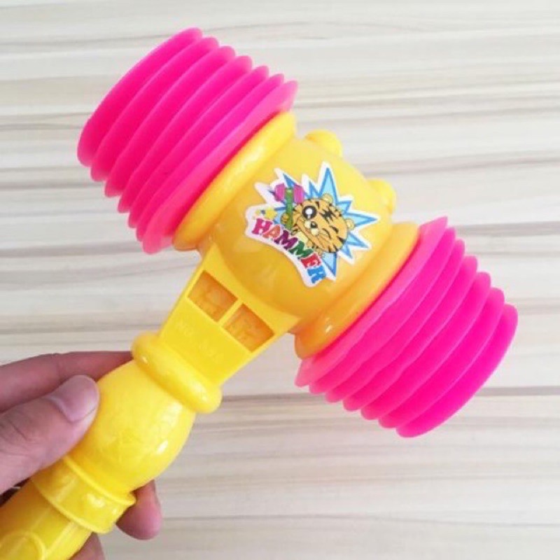 Đồ Chơi Búa Đập Kêu Chút Chít 2 Đầu Vui Nhộn Cho Bé