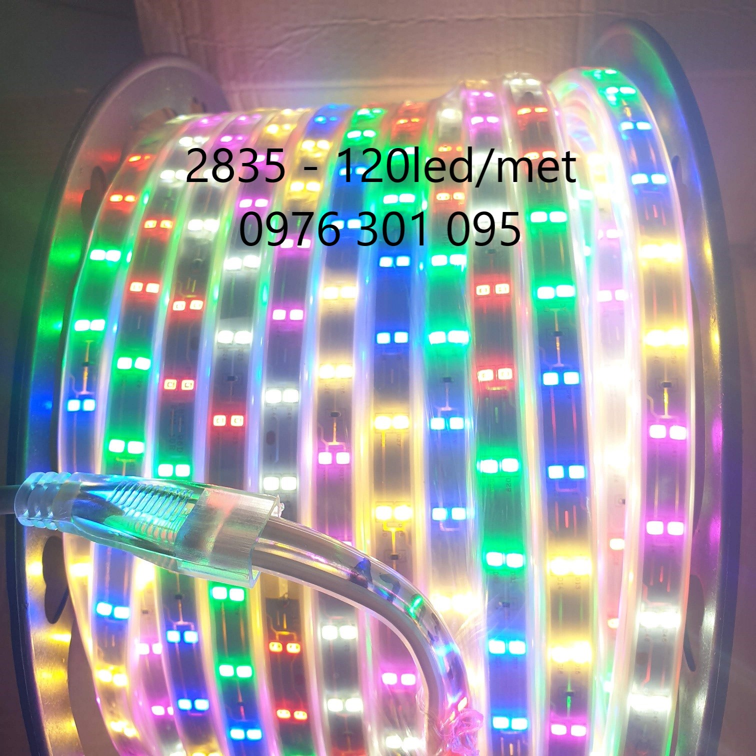 Cuộn Led Dây Đôi 2835 - 100M (2 Hàng Led Đôi) + Tặng 5 Dây Nguồn - Đèn Led Thiên Vân