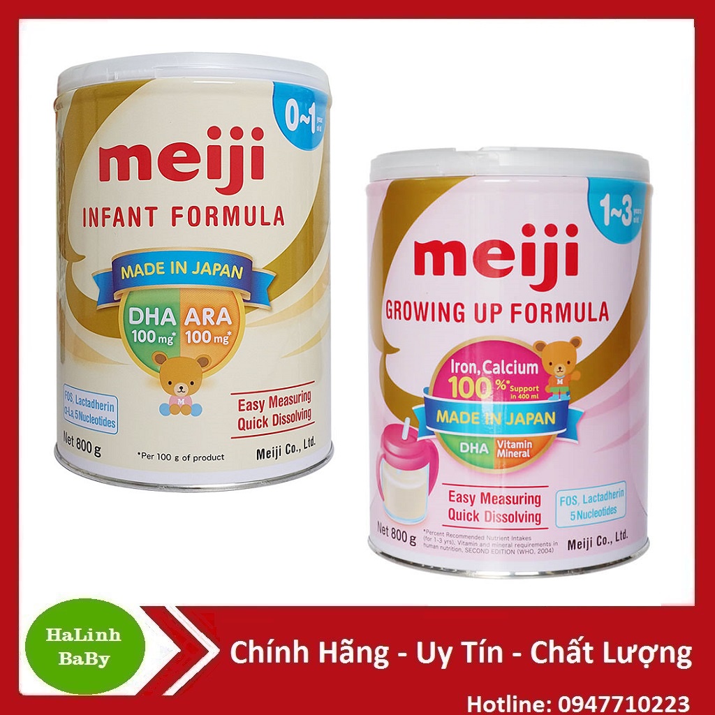 Sữa Meiji số 0, 9 Nhập khẩu 800g (Date 2026)