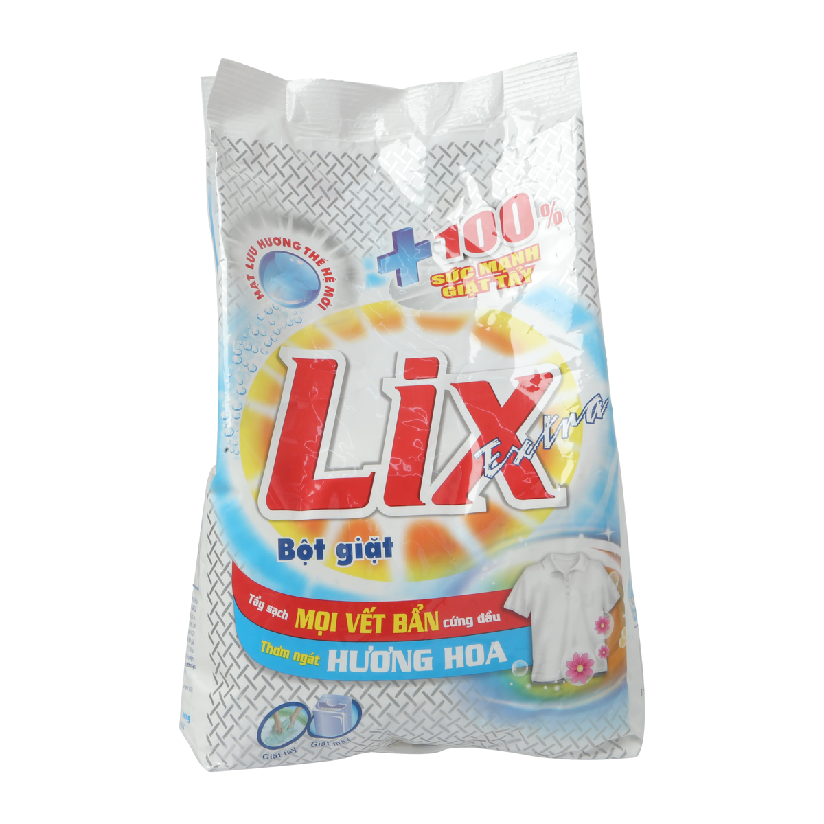 Bột Giặt Lix Extra Hương Hoa 2.4KG