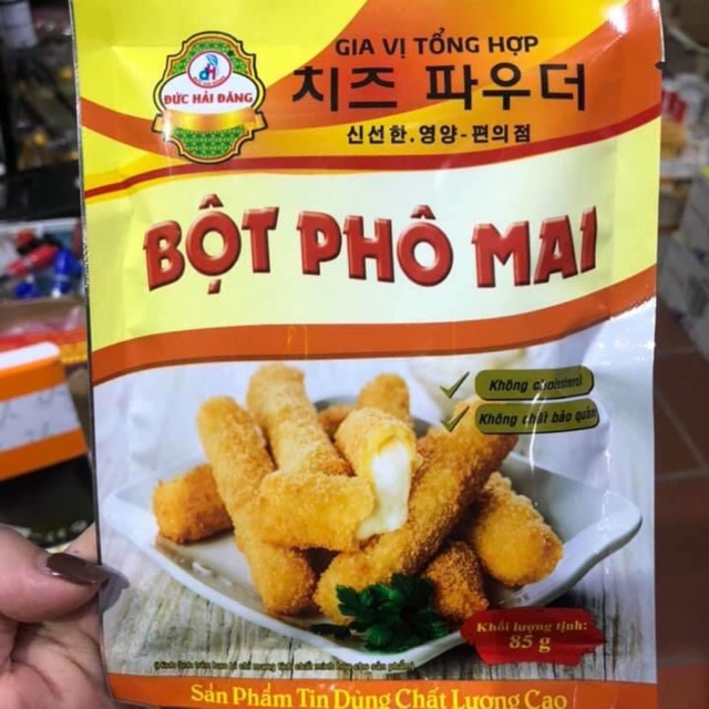 ⛔FREESHIP⛔ Gói 85g bột phô mai lắc xuất Hàn