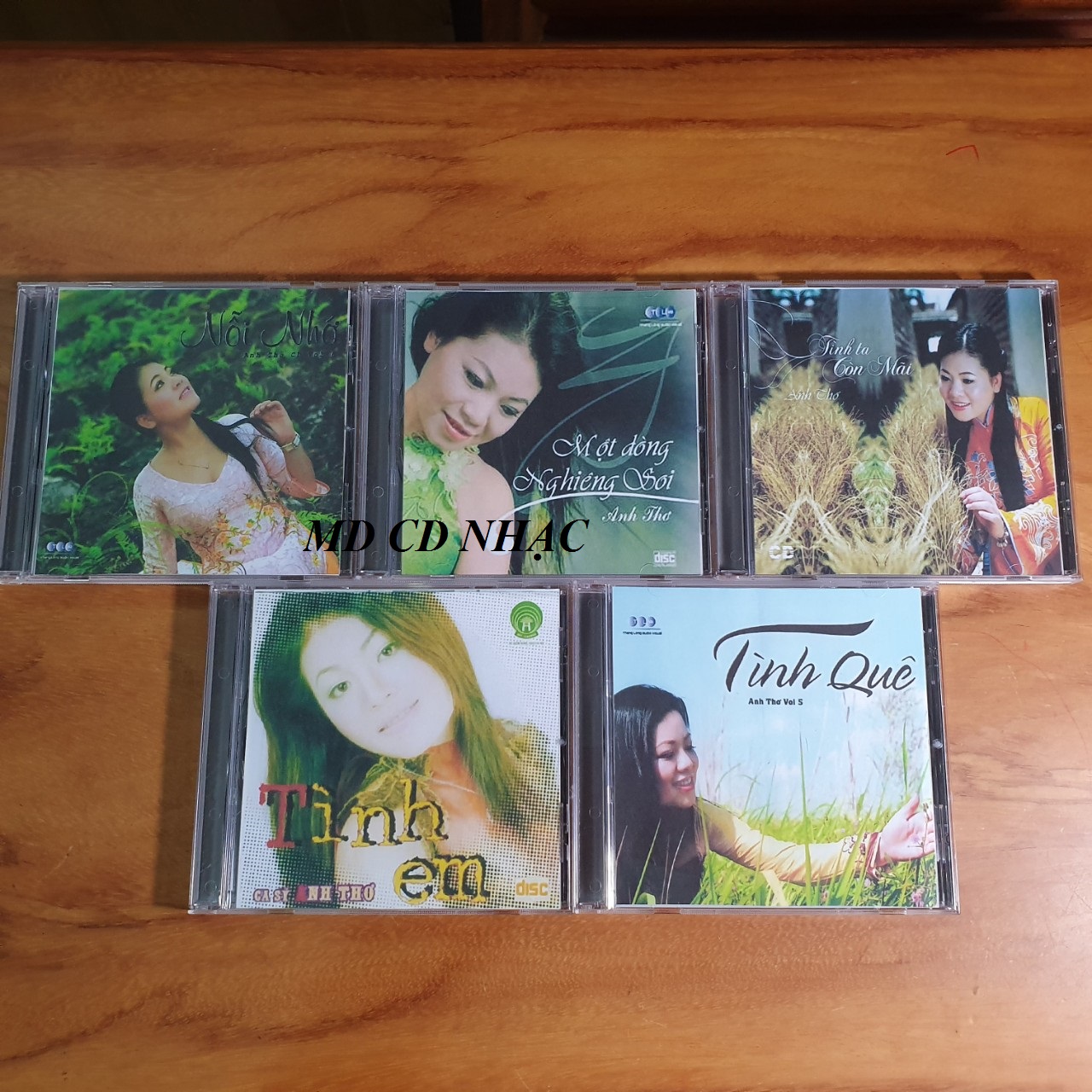 [MDCD] Bộ 5 Đĩa CD Anh Thơ tuyển chọn