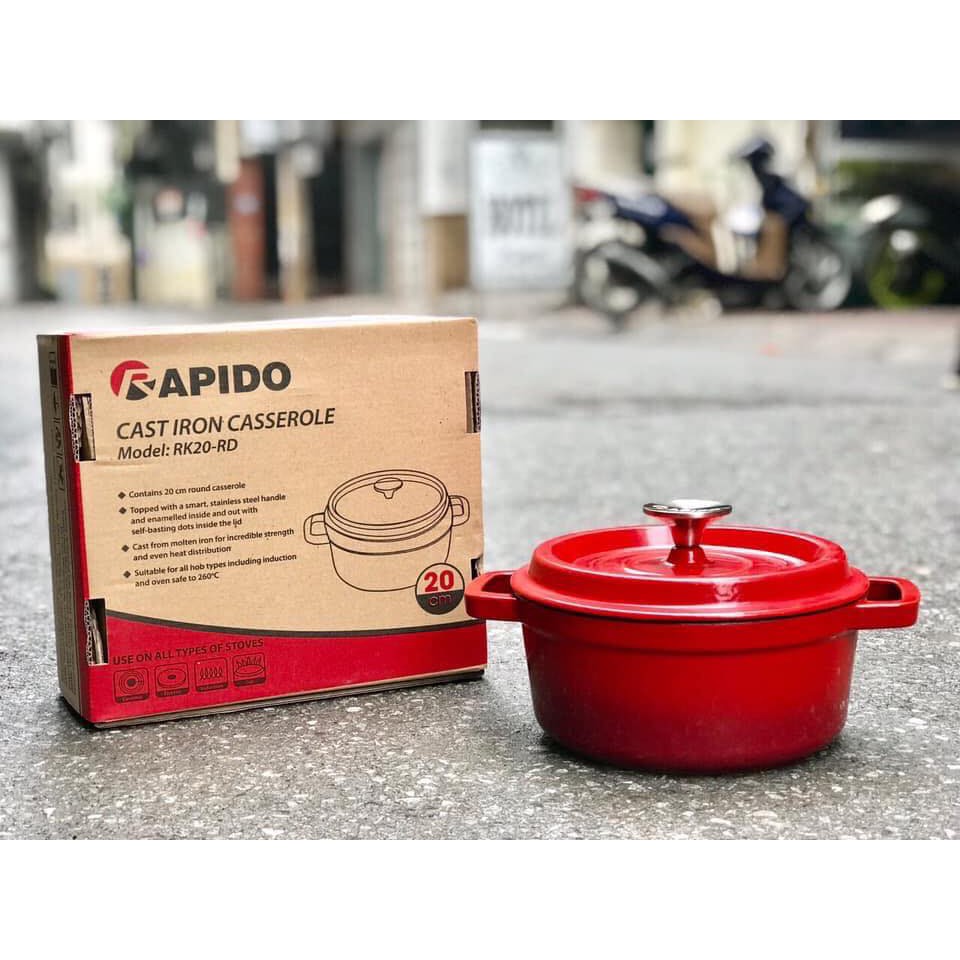 Bộ Nồi gang đúc tráng men Rapido