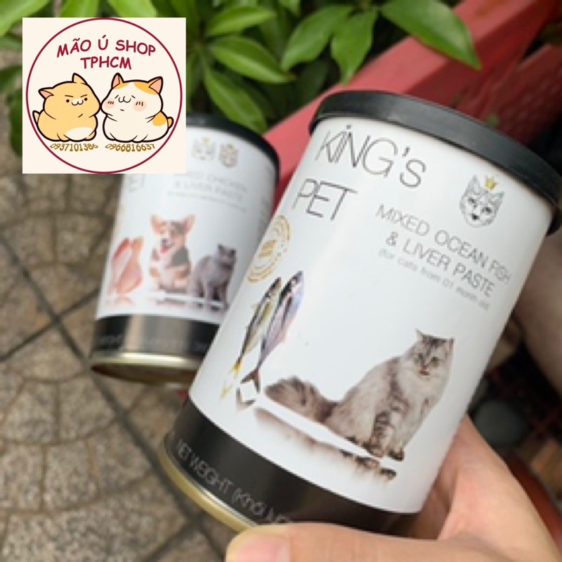 PATE KING’S PET - PATE CHO CHÓ/MÈO CON - LON 380g