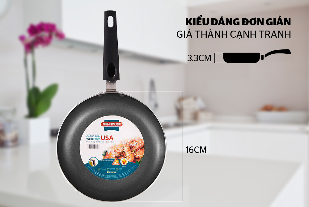CHẢO TRƠN CHỐNG DÍNH SUNHOUSE