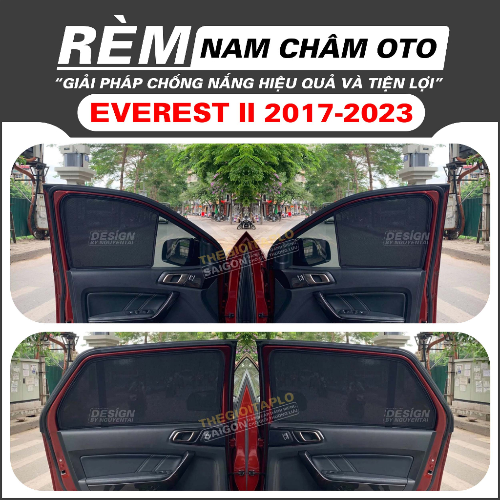 Rèm Che Nắng ô tô, Tấm Che Nắng ô tô Nam Châm hít cữa tiện lợi