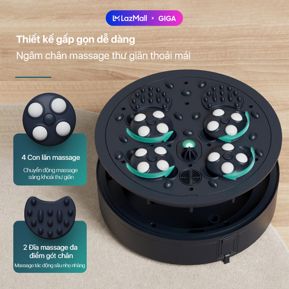 [ Hỏa tốc HN - HCM ]  Bồn ngâm chân massage Philips PPM6501
