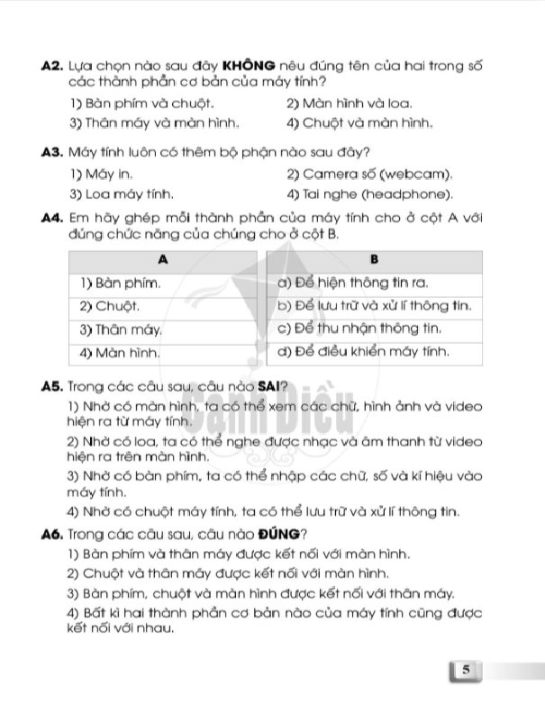 Bài Tập Tin Học lớp 3 - Canh dieu