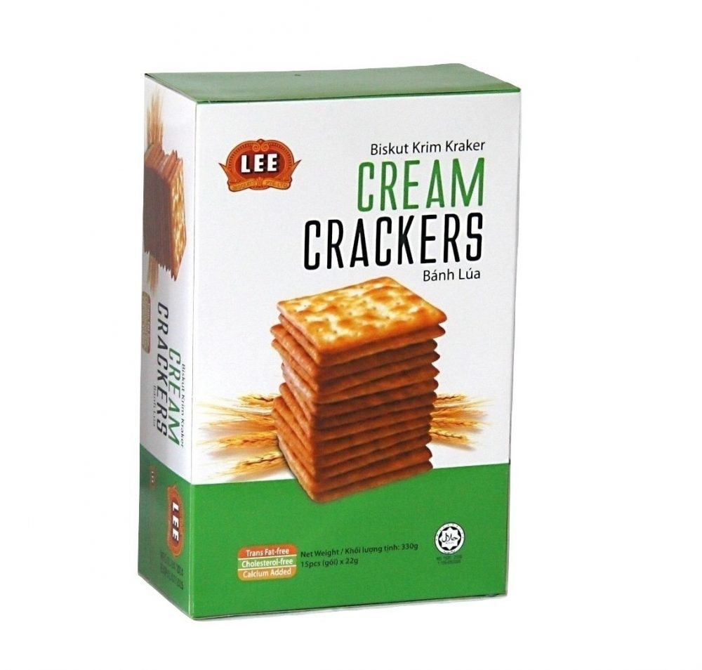 BÁNH LÚA LẠT CREAM CRACKERS (HỘP 15 GÓI)