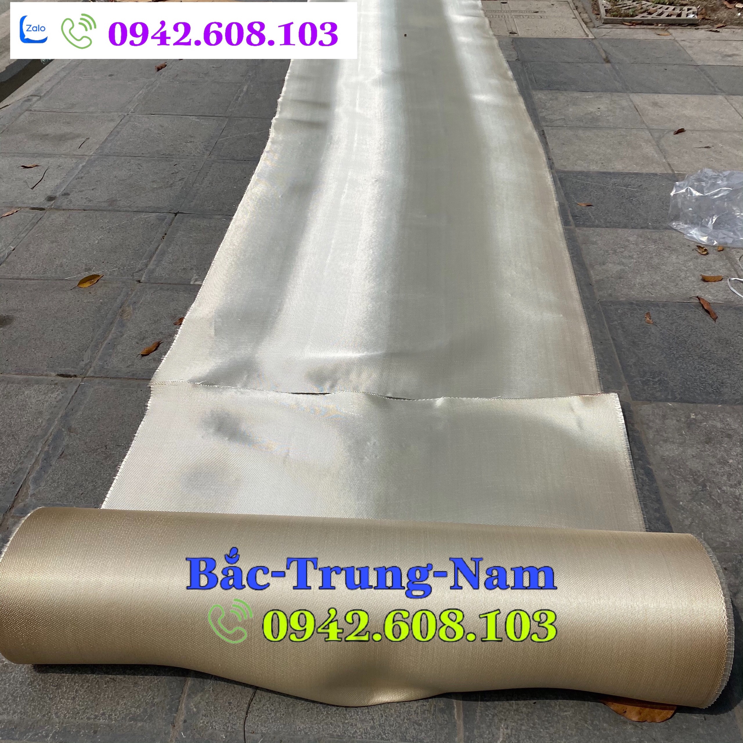 bạt chống cháy hàn quốc ht800-sợi thủy tinh combo5m