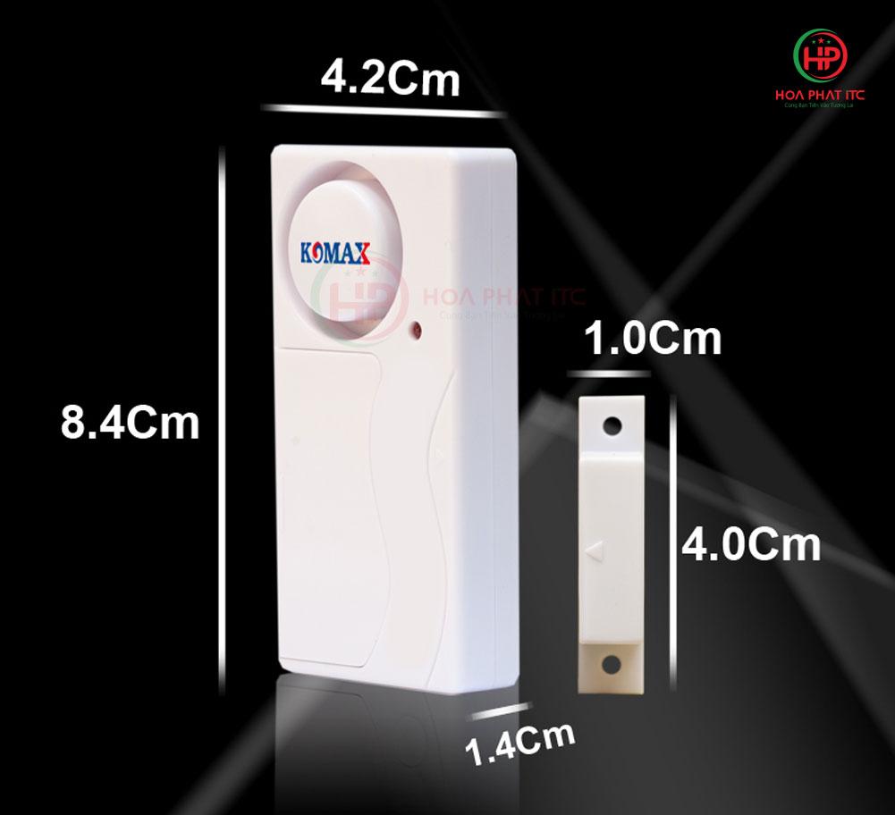 Báo trộm chống đập, cạy cửa Komax KM-RC25