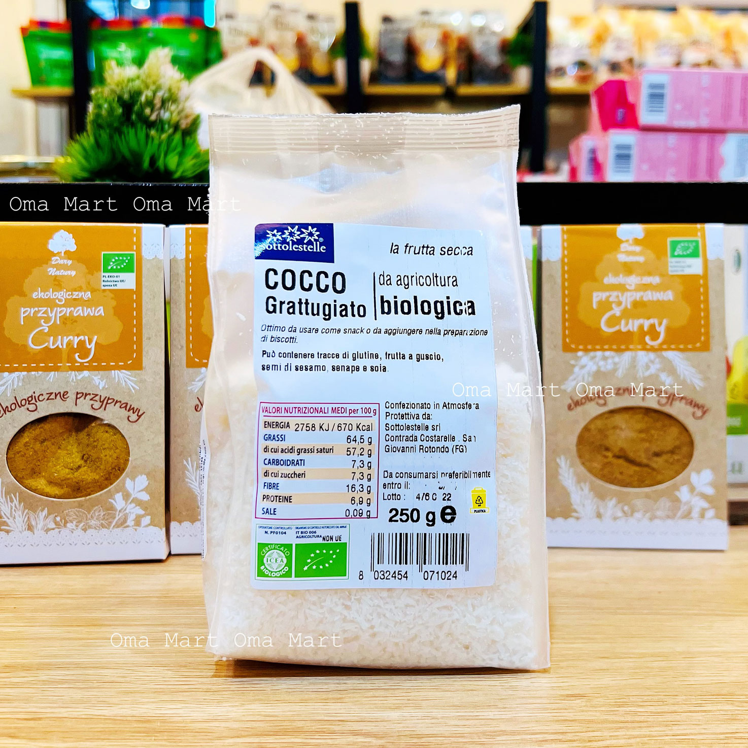 Sottolestelle organic coconut flake 250g
