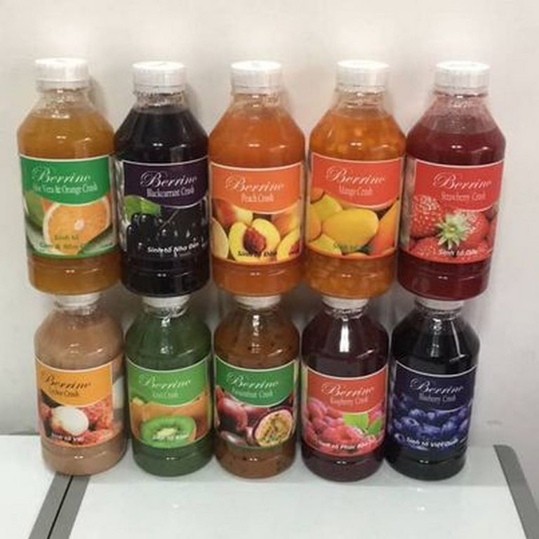 Sinh tố berino vị kiwi lẻ 500ml