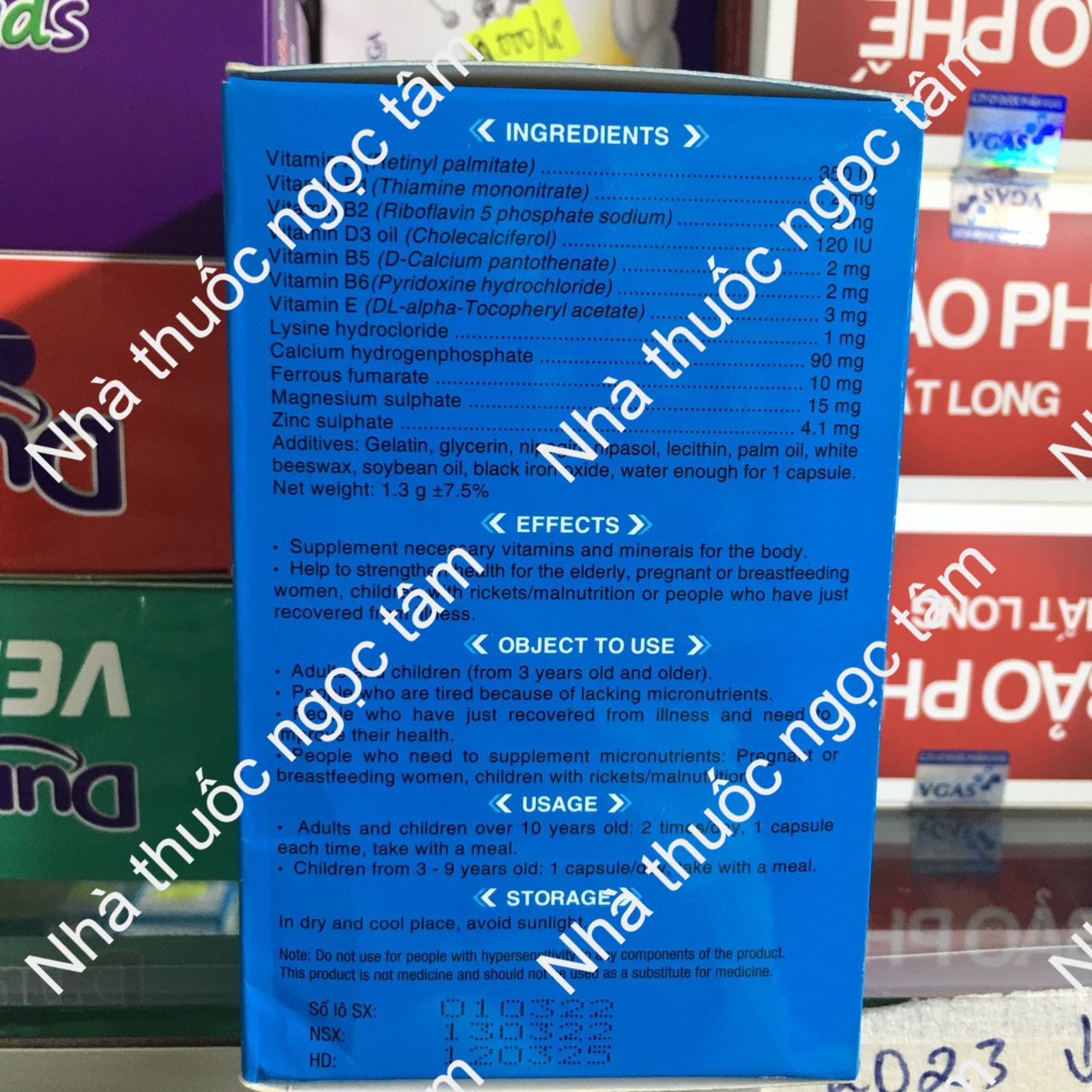 [Ảnh thật] Multi Vitamin Mineral - Phúc Vinh - Hộp 100 Viên