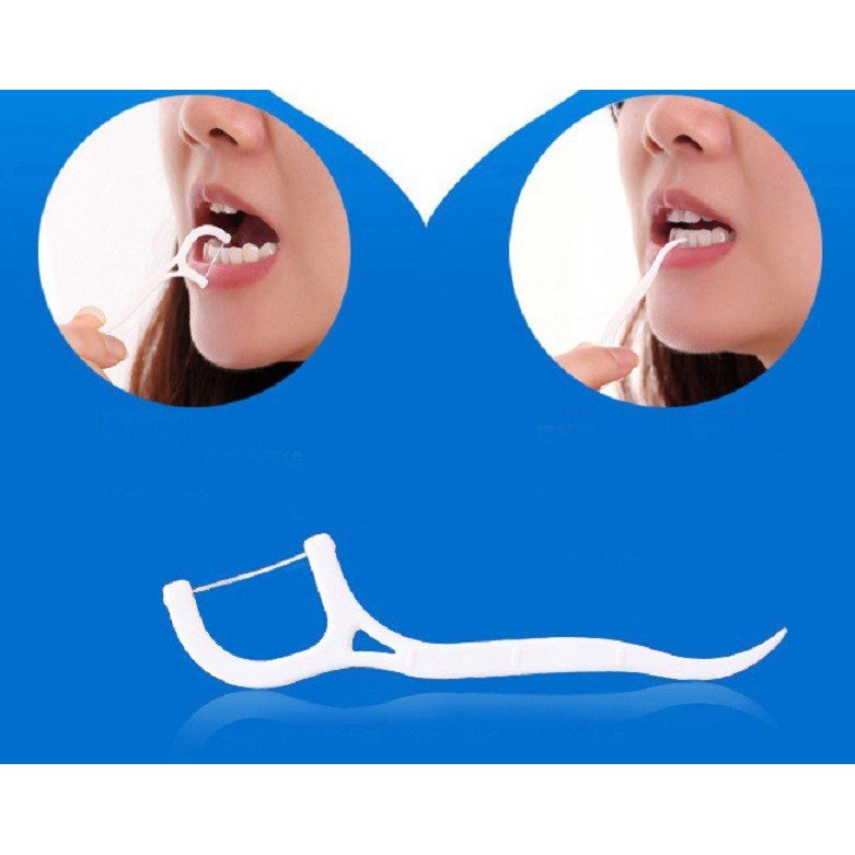 Tăm chỉ kẽ răng Sencefresh 50 cái/gói