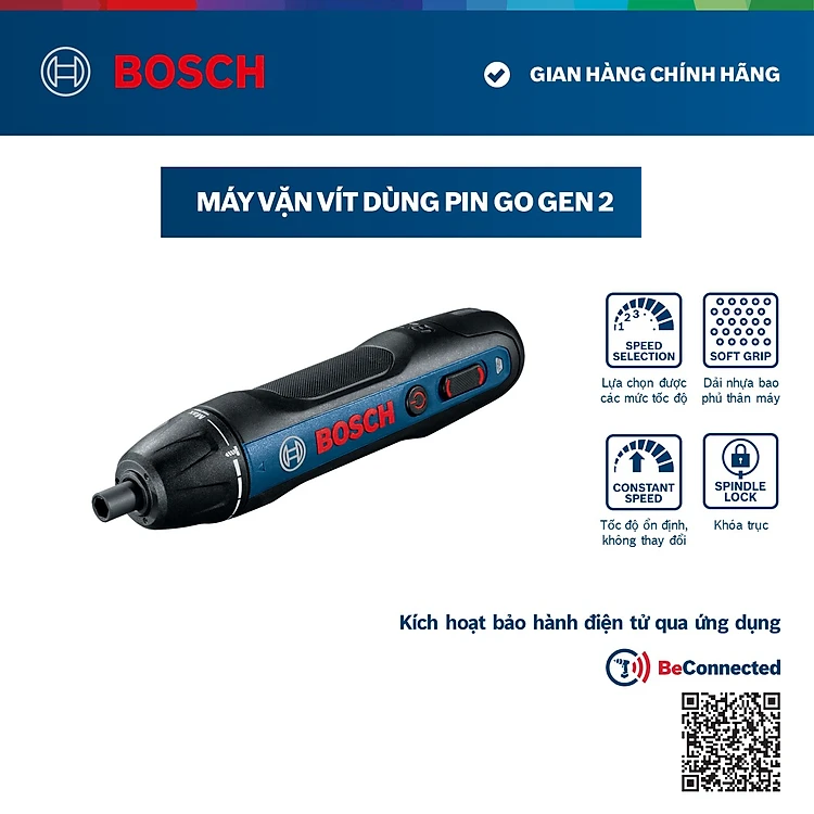 Máy vặn vít dùng pin Bosch GO GEN 2