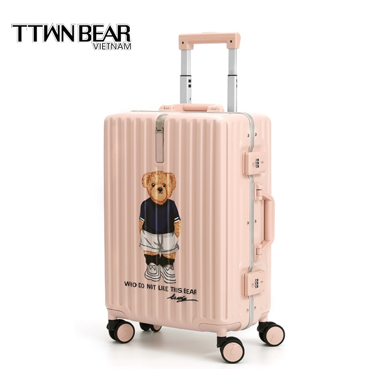 Vali cao cấp ttwn bear tn7001 đi du lịch size 24 in và 20 in