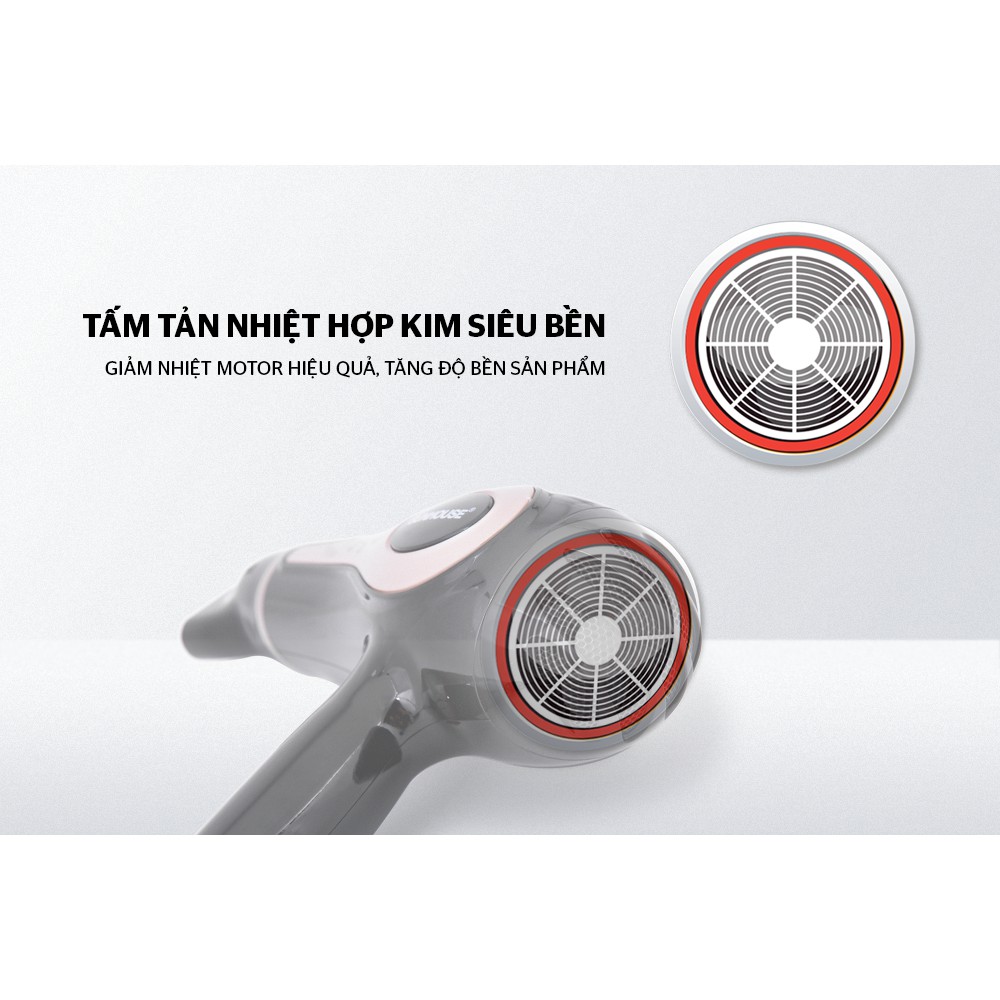 [HÀNG CHÍNH HÃNG] Máy sấy tóc cao cấp SUNHOUSE SHD2317 Bảo hành 12 tháng