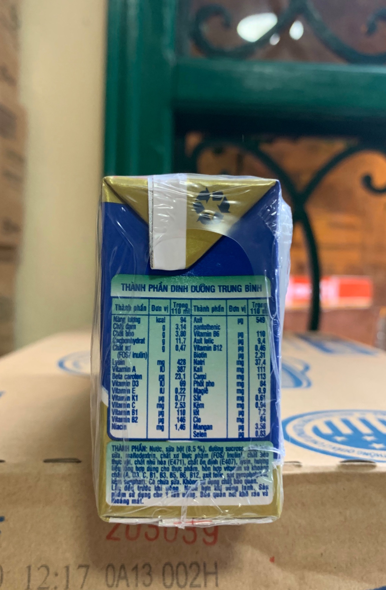 1 thùng sữa pha sẵn GROW PLUS TCKM XANH 110ml