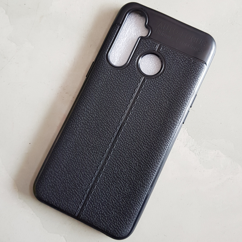 Ốp lưng realme 5 pro dẻo giả da siêu bền