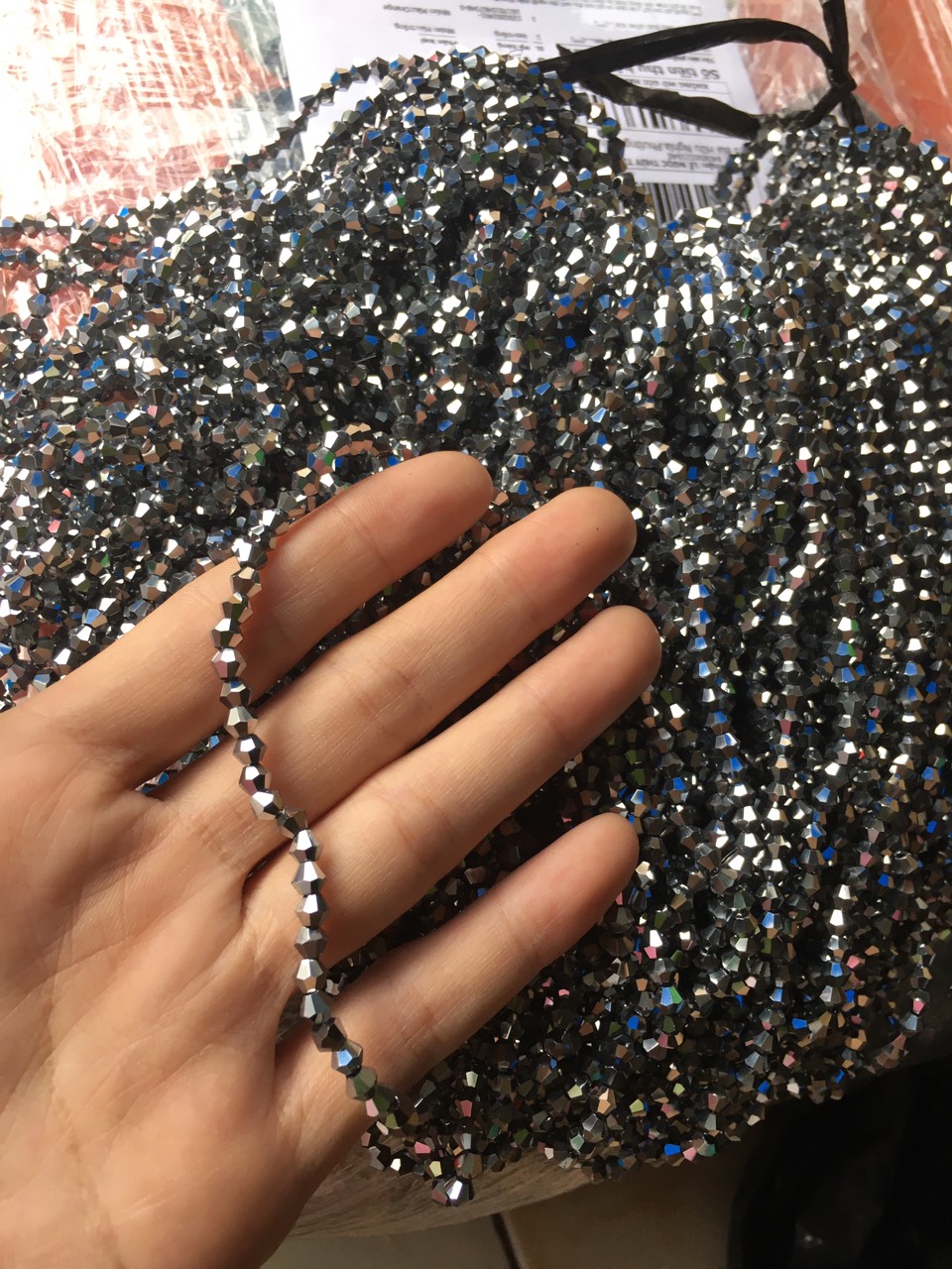 Dây đá pha lê 1yard chuyên dùng trang trí
