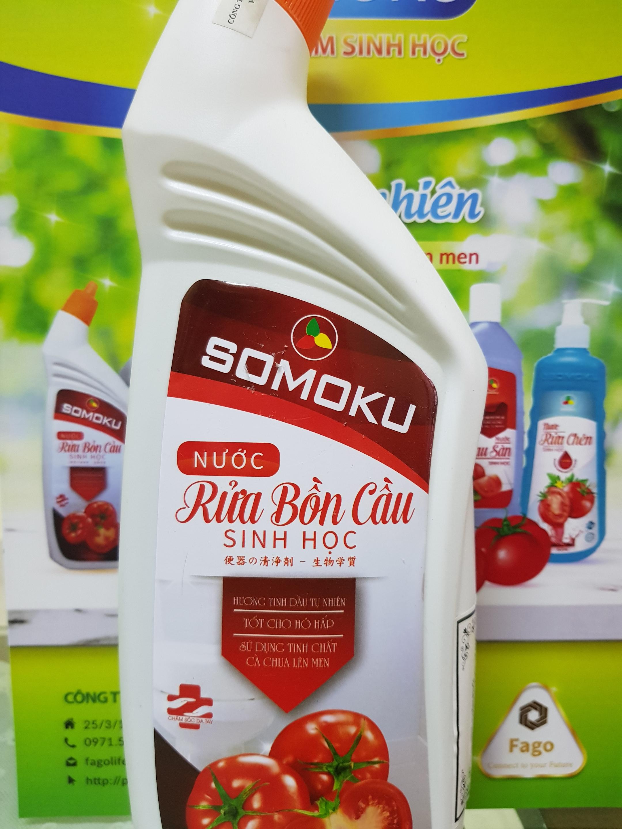 Nước rửa bồn cầu sinh học Somoku