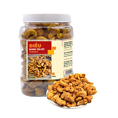 Hạt Điều Tỏi Ớt TETE 500 gram