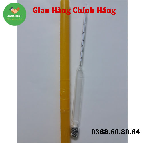[Hàng Chuẩn] Dụng cụ đo nồng độ cồn - Tửu kế đo nồng độ cồn 0 - 60 độ.