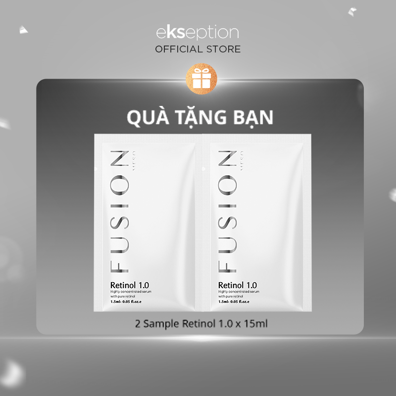 (QUÀ TẶNG KHÔNG BÁN) Mẫu thử Retinol  1.0 (1.5ml - 02 gói)