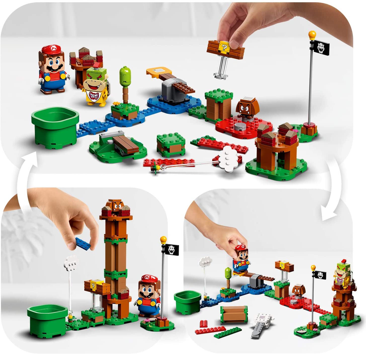 [HAPPY BRICKS] LEGO  SUPER MARIO - 71360 - NHỮNG CUỘC PHIÊU LƯU VỚI MARIO BỘ KHỞI ĐẦU - ADVENTURES WITH MARIO STARTER COURSE