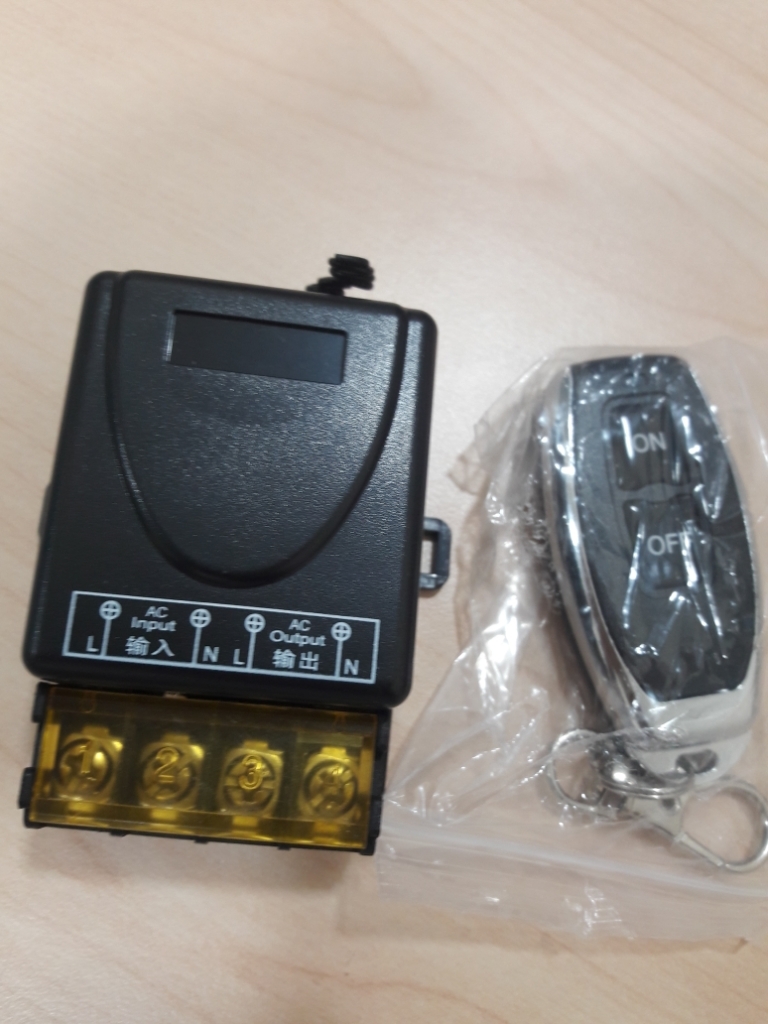 Newest 220V 30A relay Wireless RF Remote Control Switch 1 Transmitter+ 1Receiver 433MHz Remote controller