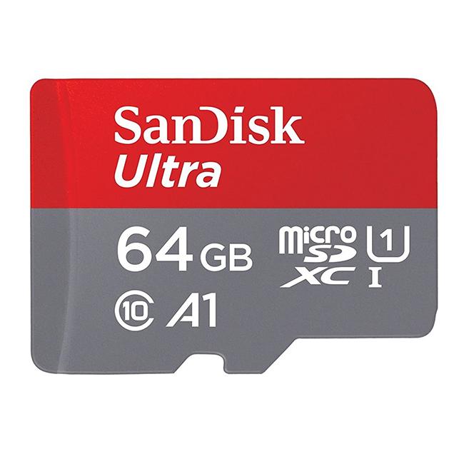 Thẻ nhớ micro SD sandisk Ultra A1 64GB SDXC 100Mb/s