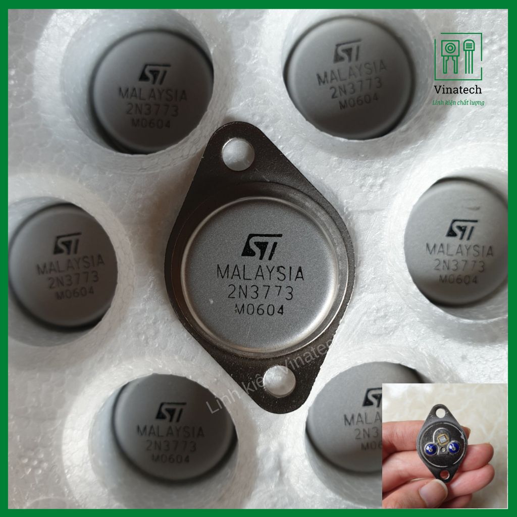 10 con Transistor công suất 2N3773 NPN 160V 16 A sò sắt mới