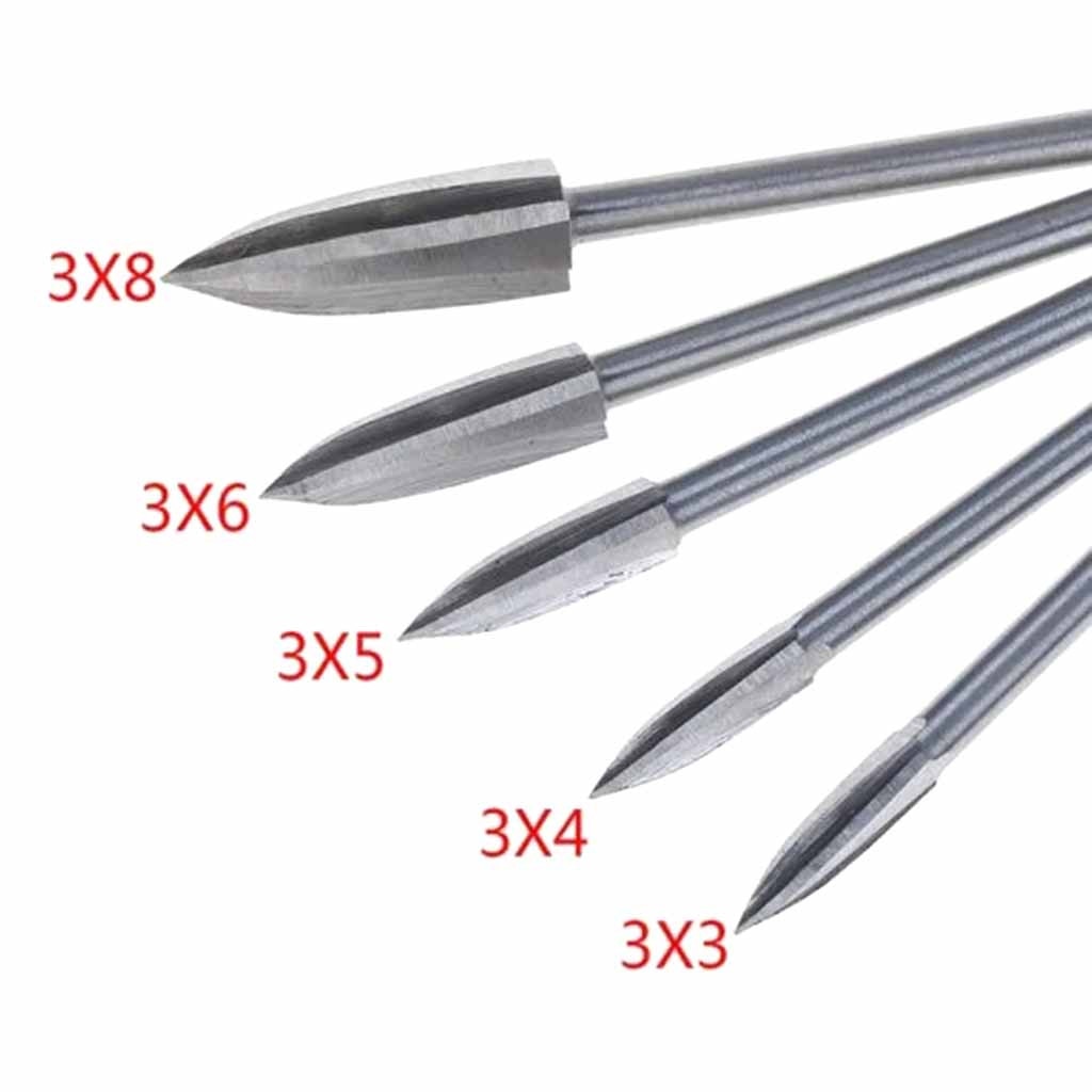 5 Cái/bộ Khắc Gỗ Khắc Mũi Khoan Trang Chủ Chế Biến Gỗ DIY Dao Phay Công Cụ Điêu Khắc Thép Khắc Gouges Phụ Kiện - mũi khoan lỗ sáo diều