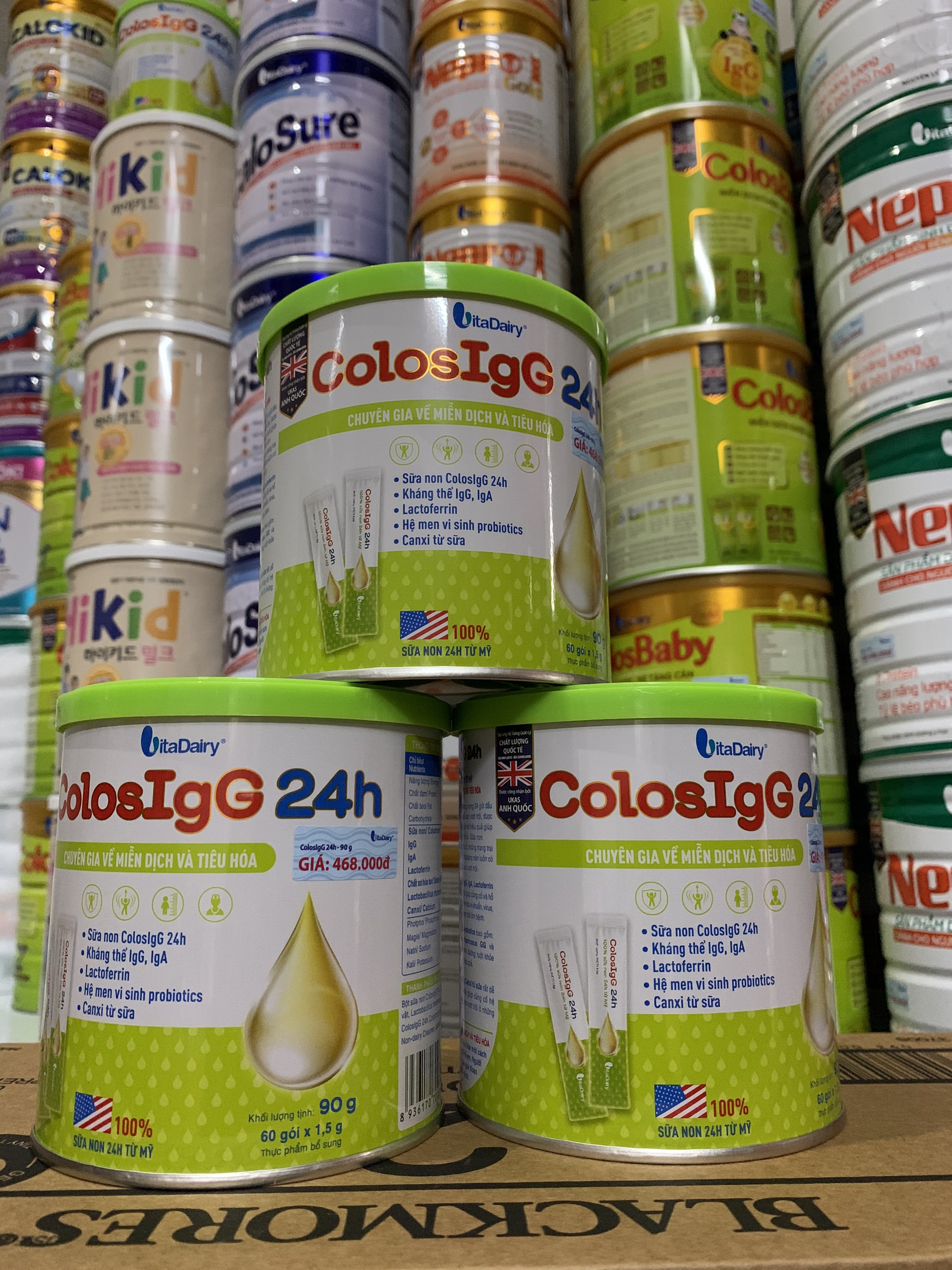 Sữa non ColosIgG 24h 90G (60 gói x 1.5g)