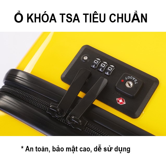 Vali Du Lịch Vịt Bduck Original size 20 inch 24 inch