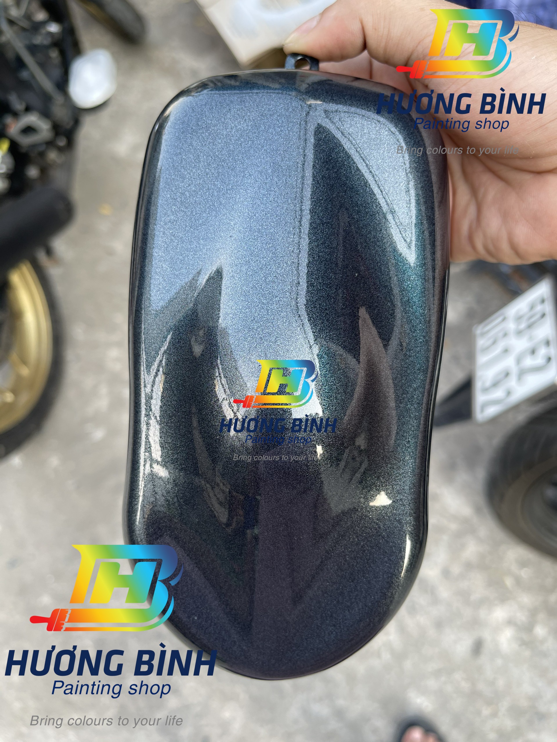 Sơn xịt Bosny màu Midnight Blue - 1182