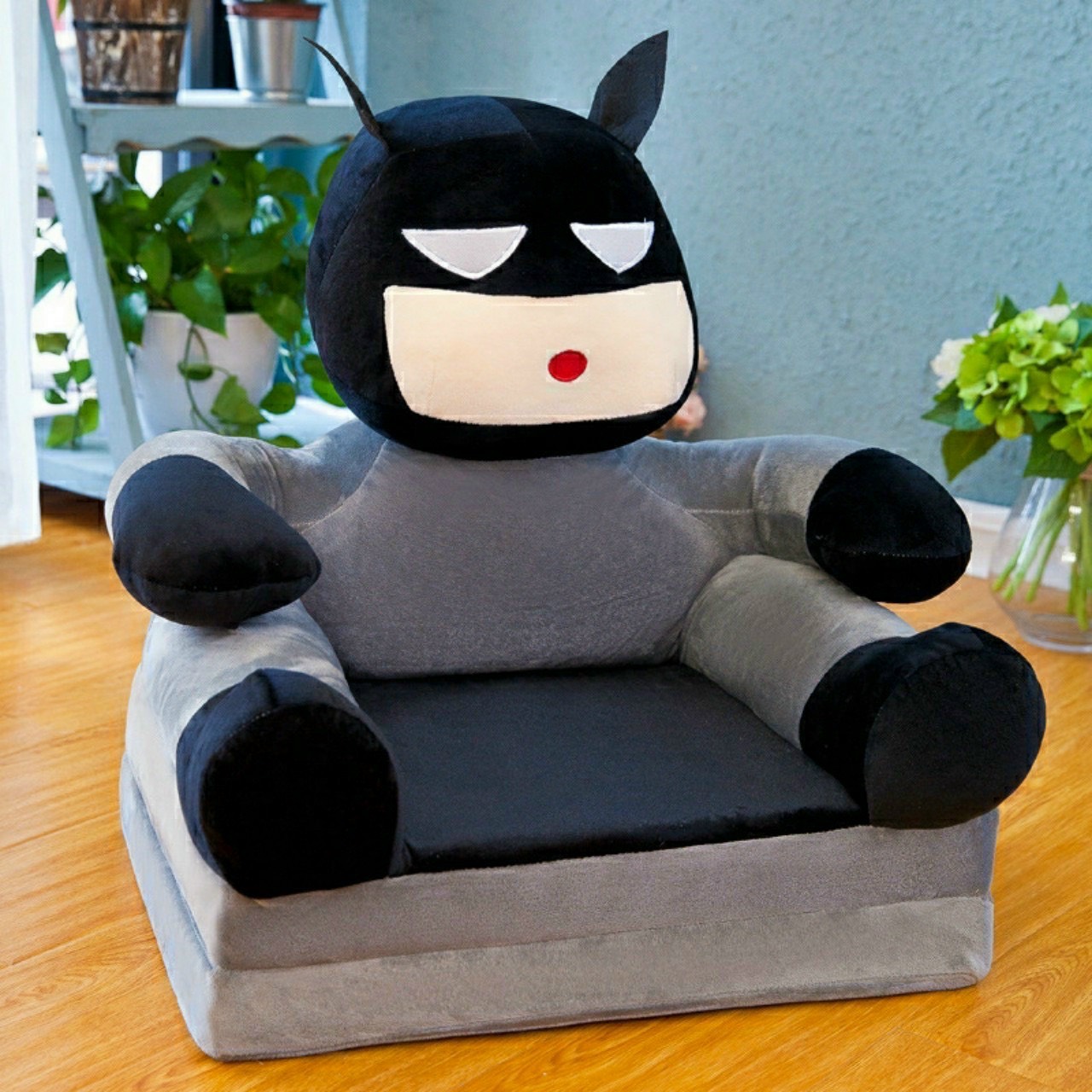 Ghế Lười-Sofa Giường Đệm Ghế Hình Thú Cho Bé 3 Tầng Có Ruột Kèm Vỏ,MẪU SIÊU NHÂN